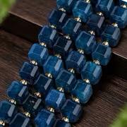 8mm Natural Stone Blue Apatite Beads